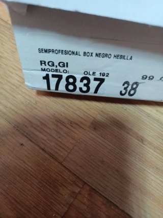 Zapatos Roberto Garrudo Talla 38 Negros