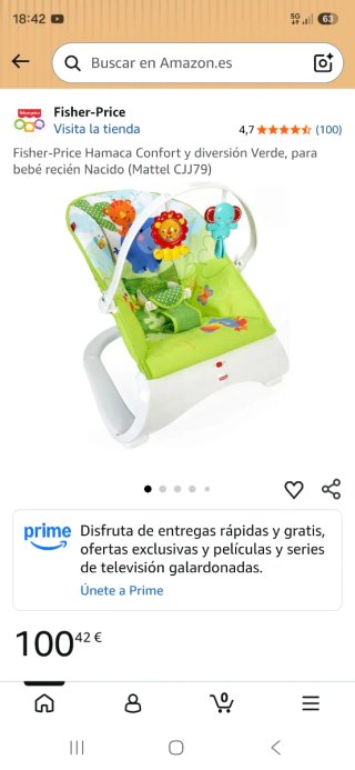 Hamaca bebé Fisher-Price Rainforest Friends