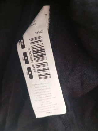 Camiseta manga larga beige y negra