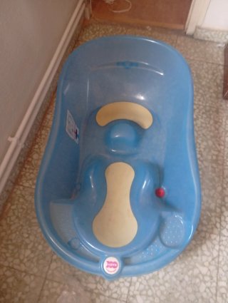 Bañera para bebé azul