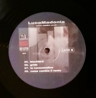 Luca Madonia-Parole Contro Parole-Doppio Lp