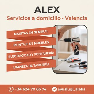 Manitas, reparaciones y limpieza