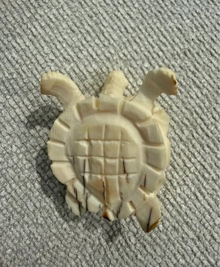 Figura de tortuga decorativa