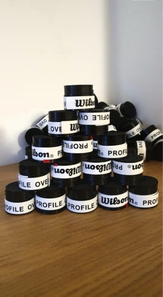 15 Wilson Overgrip negra para padel tennis