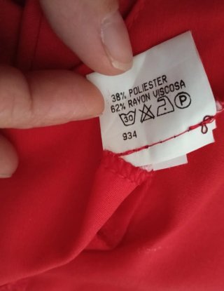 Vestido Largo Vintage Rojo Escote Calado Edward's