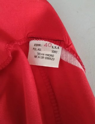 Vestido Largo Vintage Rojo Escote Calado Edward's