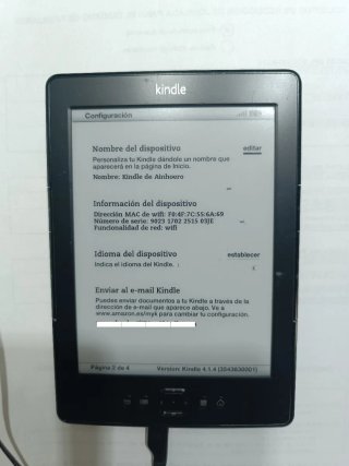 E-reader Kindle Nero