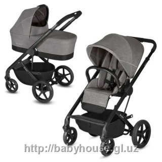 Silla de paseo y capazo gris
