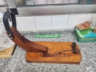 Soporte Jamonero Madera y Metal