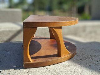 Mesita de noche antigua vintage madera