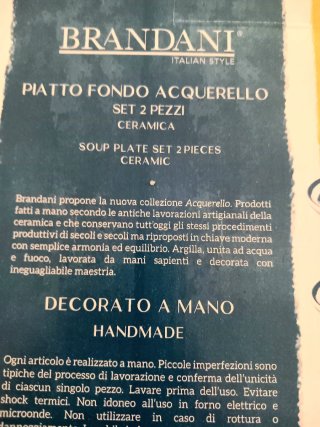 6 piatti fondi