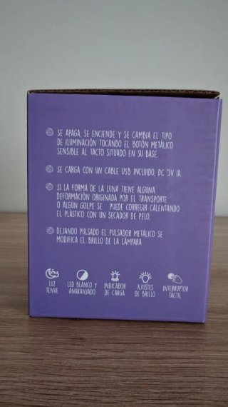 Lámpara Decorativa Luna 9cm