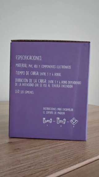 Lámpara Decorativa Luna 9cm