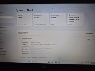 HP i7-4600 / 8GB RAM / SSD 256GB