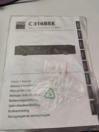 Amplificador NAD C316BEE Negro