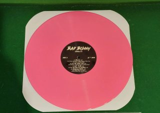 Bad Bunny Singles LP Vinilo Rosa