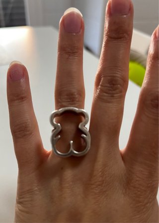 Anillo Tous Oso Plata