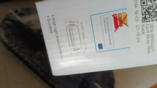 2Lámpara LED Exterior Negra/Blanca 15W
