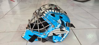 Casco Portero Hockey Diseño Calavera