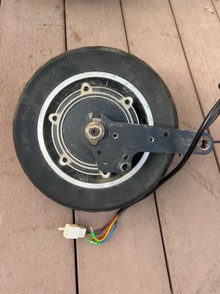 Motor Rueda Eléctrica 500W 10p con Freno Disco