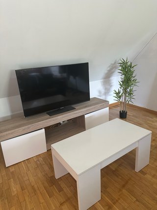 Mueble TV y mesa centro modernos