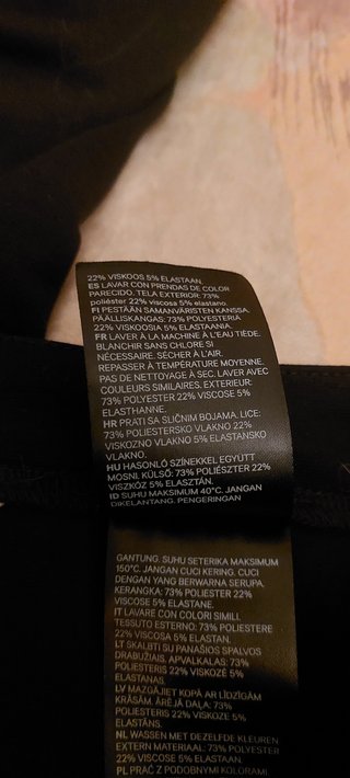 Pantaloni H&M neri taglia S