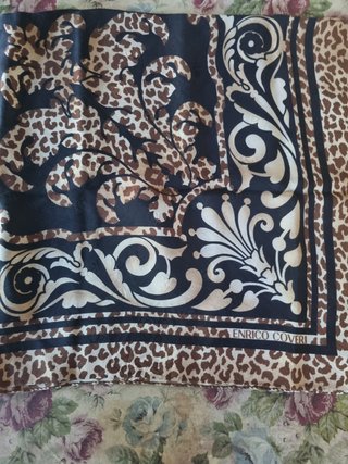 Foulard donna in seta  Enrico Coveri 80x80 cm