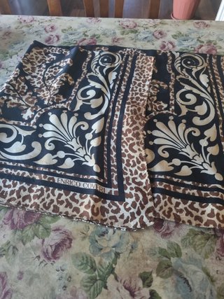 Foulard donna in seta  Enrico Coveri 80x80 cm