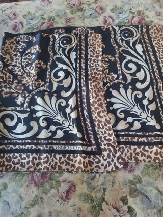 Foulard donna in seta  Enrico Coveri 80x80 cm