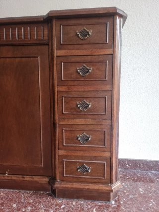 Mueble auxiliar madera maciza