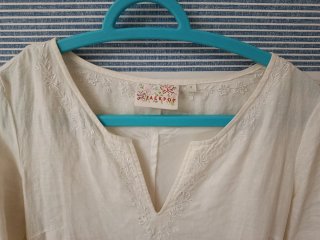 Vestido de verano blanco JACKPOT talla única