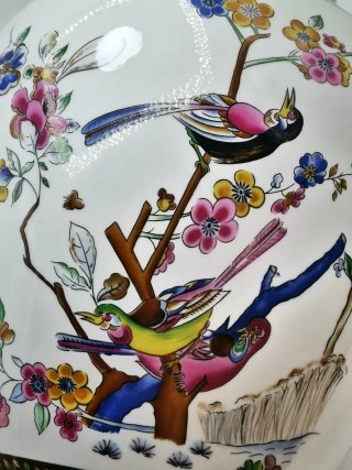 Tibor grande de porcelana marca Sambo
