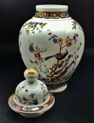 Tibor grande de porcelana marca Sambo