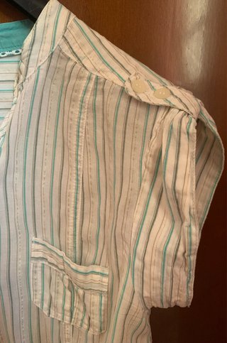 Camisa BSK manga corta rayas L/40/12