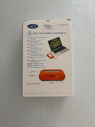 LaCie Rugged USB-C 4TB Disco Duro Externo