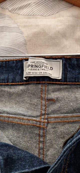 Pantalón vaquero elastico hombre