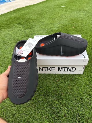 Nike Mind 001 Zuecos Negro Naranja