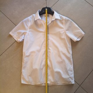 Camicia M&S bianca maniche corte 11-12 anni