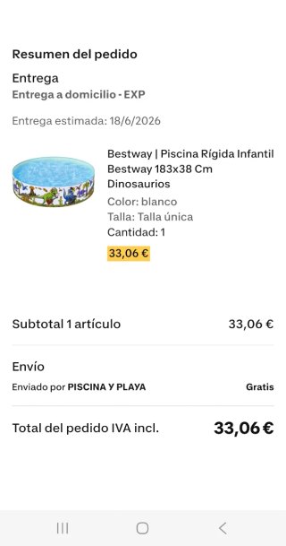 Piscina infantil dinosaurios Decathlon