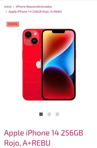 iPhone 14 256GB Rojo A+REBU