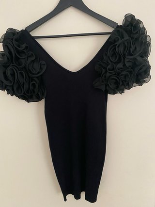 Vestido Negro Coctel Fiesta