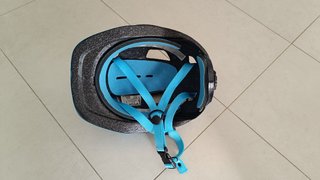 Casco bicicleta Btwin niño turquesa