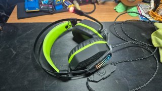 Cuffie Gaming Hellcrack Microfono Come Nuove
