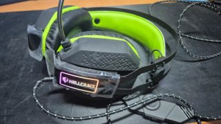 Cuffie Gaming Hellcrack Microfono Come Nuove