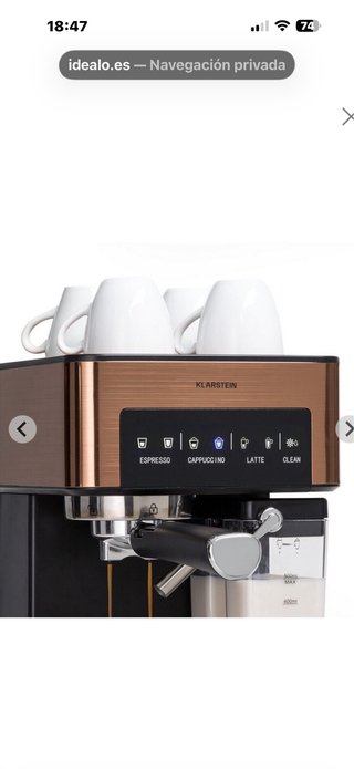 KLARSTEIN Cafetera Automática Espresso