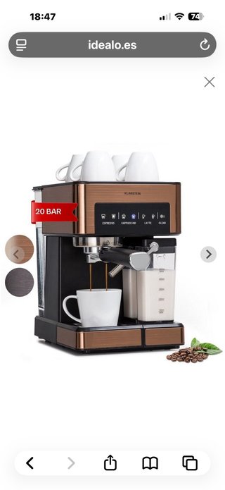 KLARSTEIN Cafetera Automática Espresso