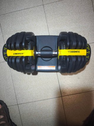 Mancuerna Ajustable 24kg Tipo Bowflex + Base
