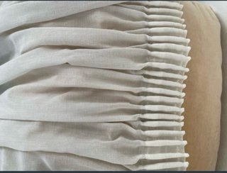 Cortinas Beige y Blancas