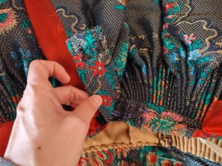 Traje Fallera S.XVIII Azul Marino