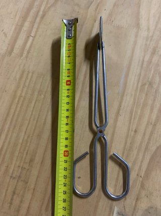 Pinzas tijera cocina metal